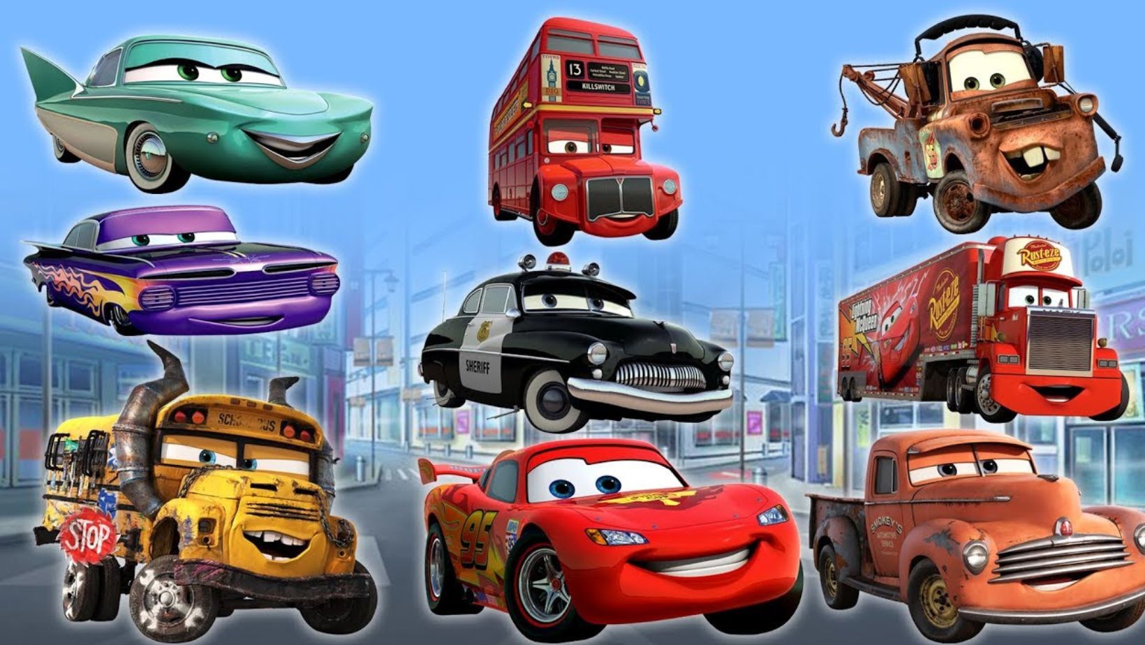 Meet The Cars Characters Toy Exploration